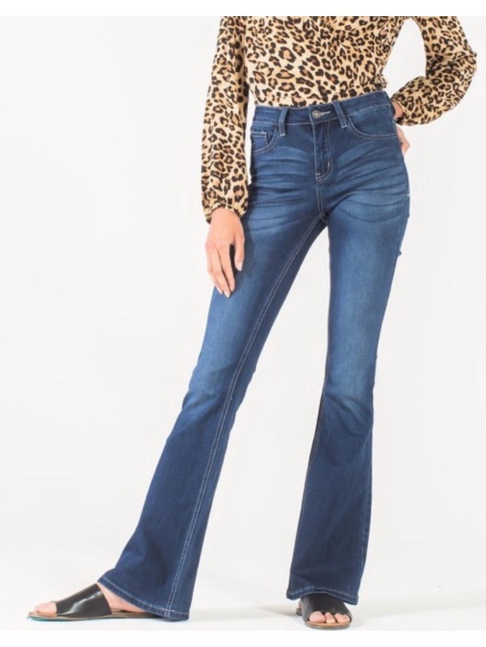 NWT KanCan High Rise Bootcut Stretch Jeans Blue 3/25